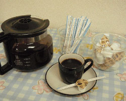 嬉しいホットコーヒー無料サービス!